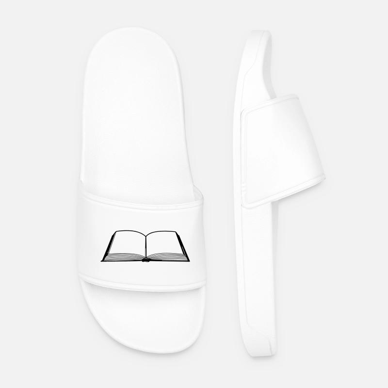 Empty book - Men’s Pool Sliders - white