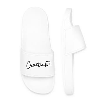 Croatie Heartbeat - Claquettes Homme - blanc - Devant