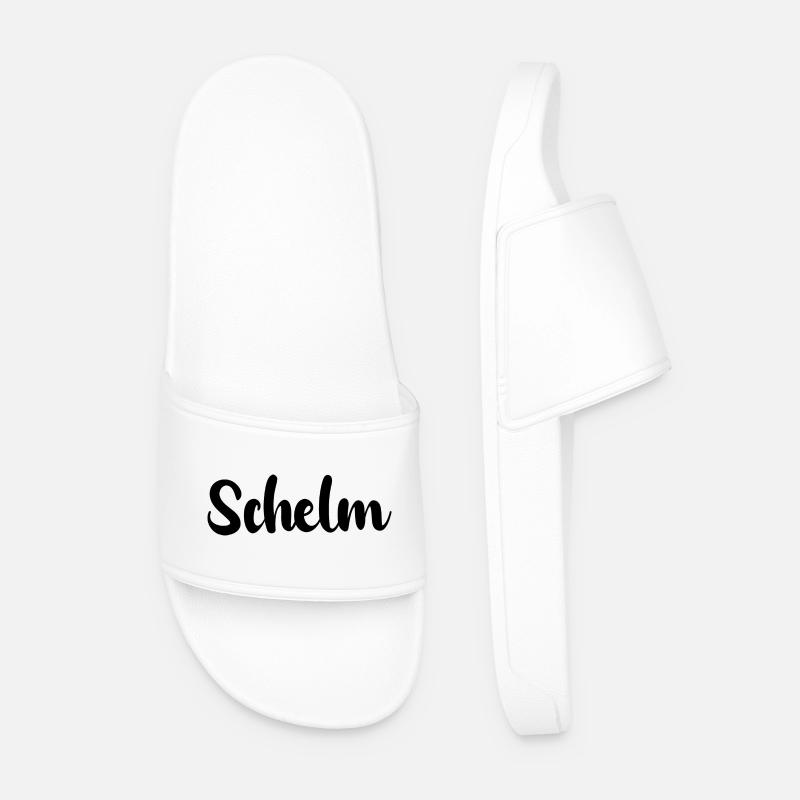 Schelm - Männer Badelatschen - Weiß