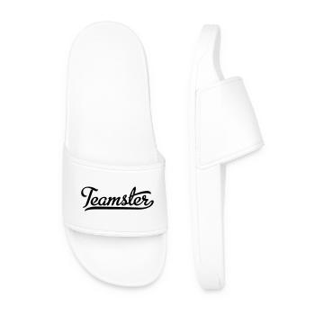 Teamster - Men’s Pool Sliders - white - Front