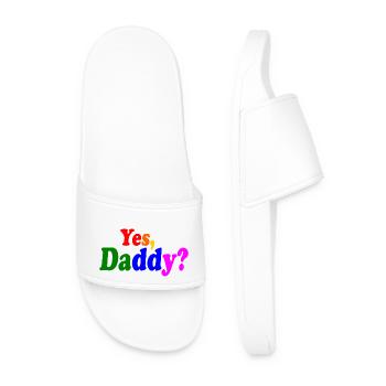 Yes daddy - Men’s Pool Sliders - white - Front