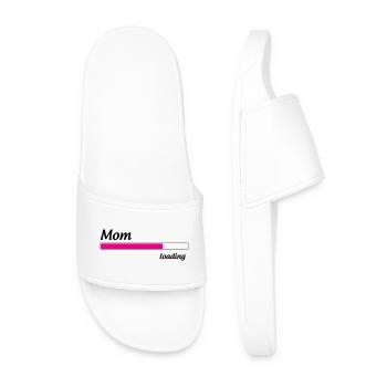 Maman loading... Please Wait - Future Mère - Claquettes Homme - blanc - Devant