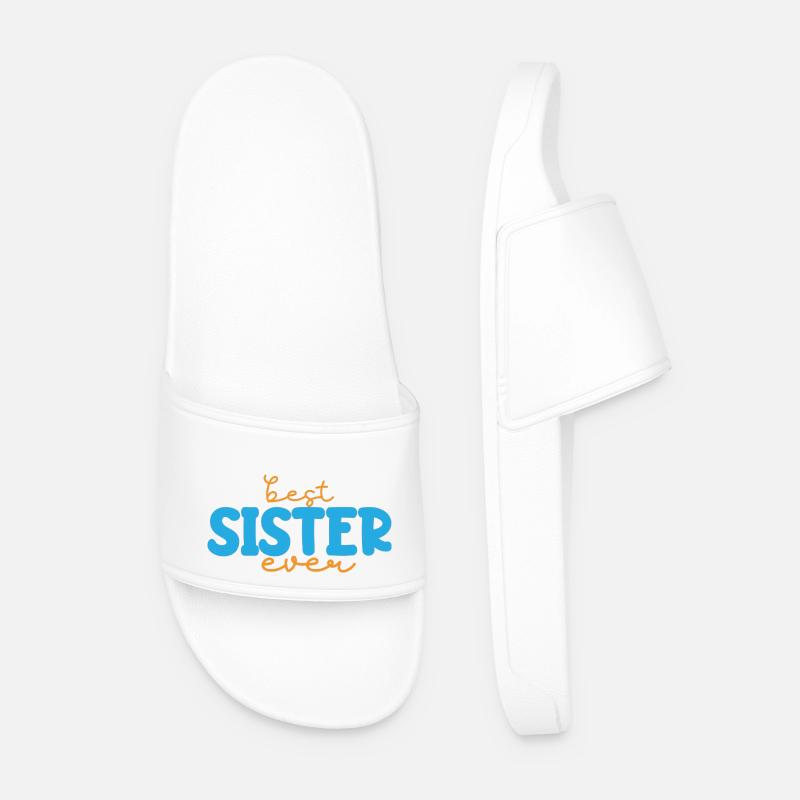 Beste Schwester - Männer Badelatschen - Weiß