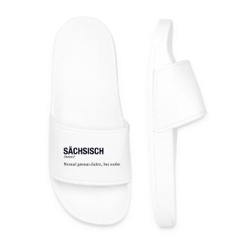 SAXON Saxony - Men’s Pool Sliders - white - Front