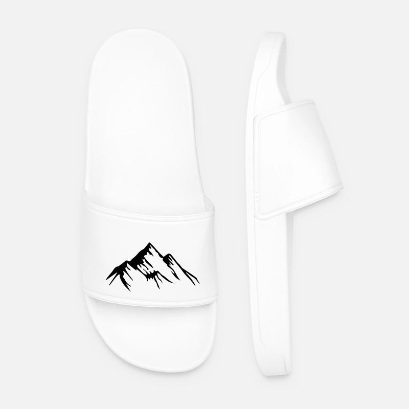 berge - Männer Badelatschen - Weiß