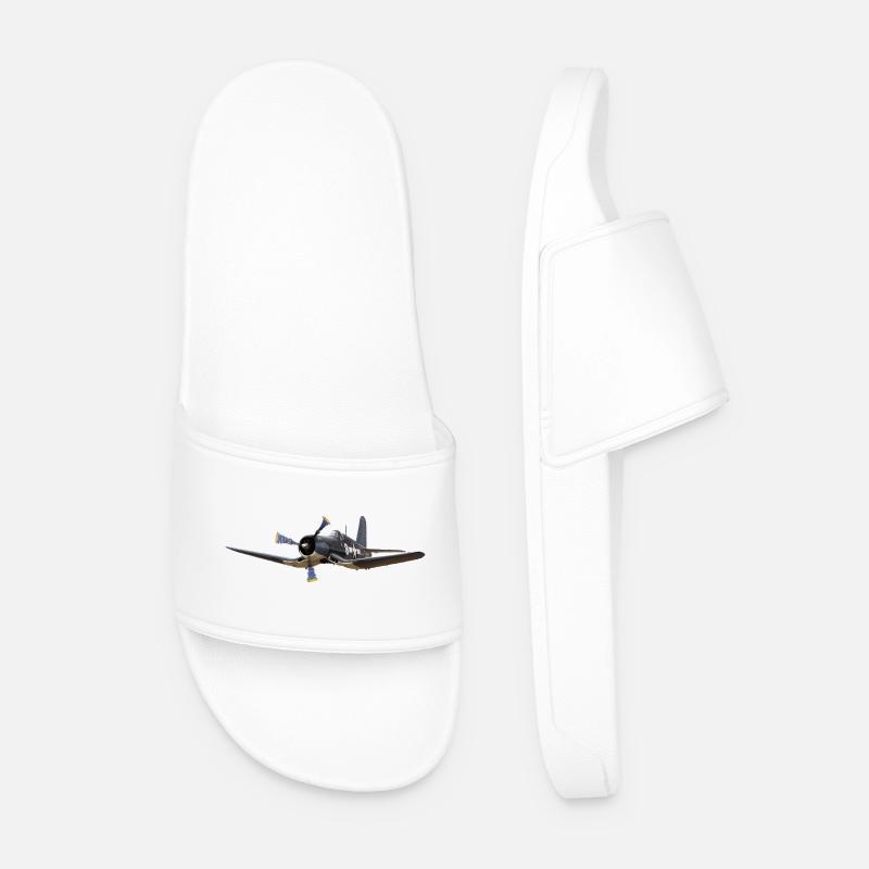 F4U Corsair - Männer Badelatschen - Weiß