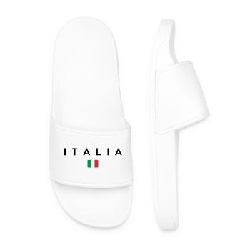 Fierté italienne, design minimaliste et élégant - Claquettes Homme - blanc - Devant