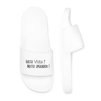 Hasta Vista - Men’s Pool Sliders - white - Front