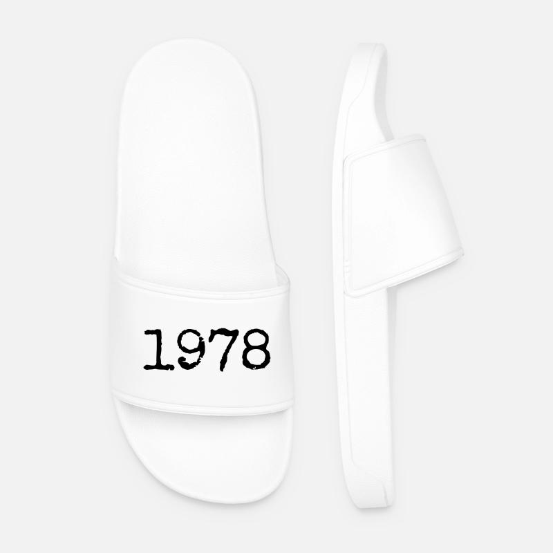 Legendär seit 1978 - Männer Badelatschen - Weiß