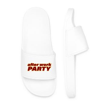 AFTER WORK PARTY - Männer Badelatschen - Weiß - Vorne