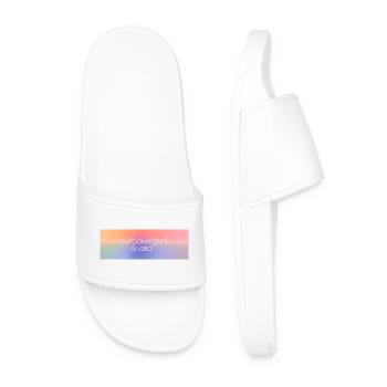 Neurodivergent & valide - Claquettes Homme - blanc - Devant