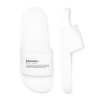 Jouissance – Lust as a statement - Men’s Pool Sliders - white - Front
