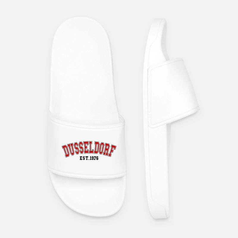 Dusseldorf Est. 1976 - Men’s Pool Sliders - white
