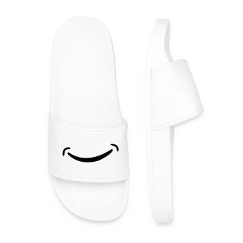 Smile - Men’s Pool Sliders - white - Front