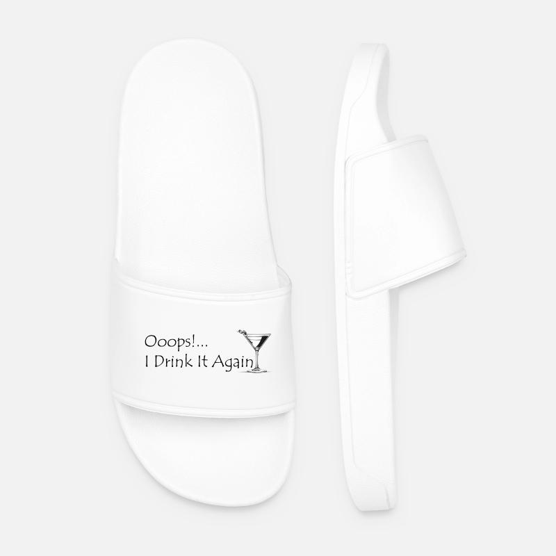 Espresso Martini Again - Männer Badelatschen - Weiß