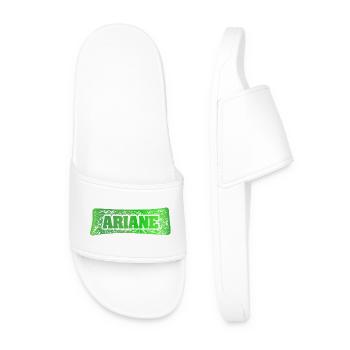 Gift for Ariane - Men’s Pool Sliders - white - Front