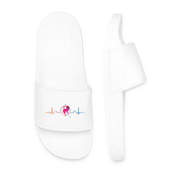Anneau aérien Rythme de cœur Lyra Anneau aérien - Claquettes Homme - blanc - Devant