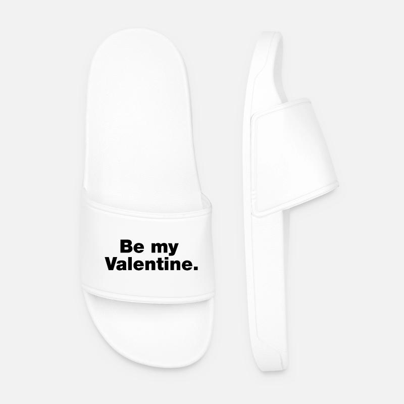 Soyez mon valentin - Claquettes Homme - blanc