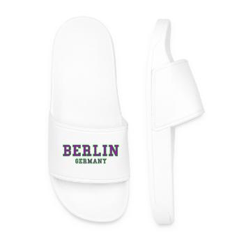 Berlin, Allemagne - Claquettes Homme - blanc - Devant