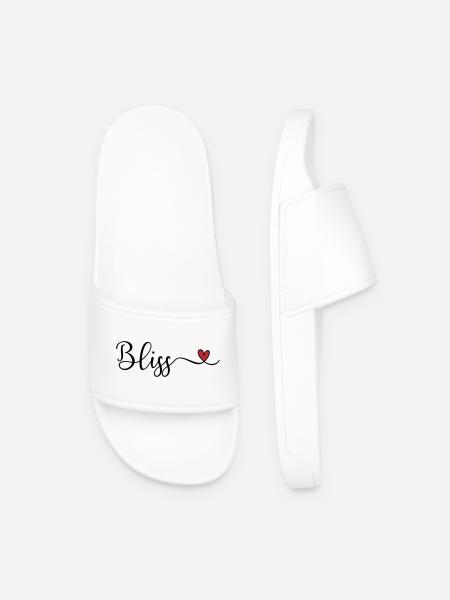 Bliss - Men’s Pool Sliders - white