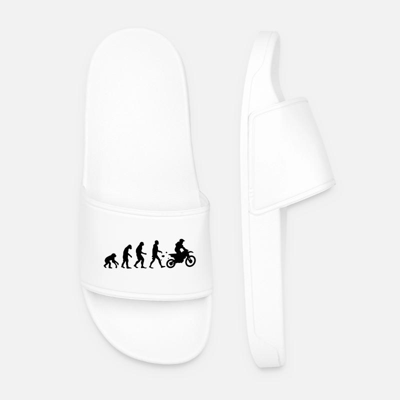 evolution motocross - Men’s Pool Sliders - white