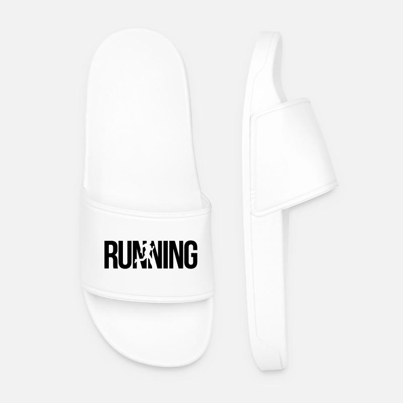 running - Men’s Pool Sliders - white