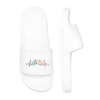 Pouls Vélo vélo Pouls Heartbeat - Claquettes Homme - blanc - Devant