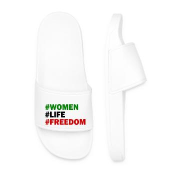 Women life freedom - Claquettes Homme - blanc - Devant