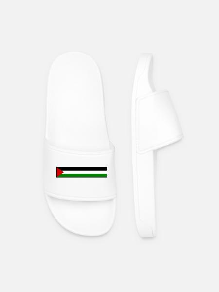 Free palestine - Männer Badelatschen - Weiß