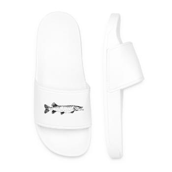 Pike Pike Motif - Claquettes Homme - blanc - Devant