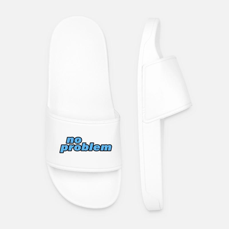 NO PROBLEM - Men’s Pool Sliders - white