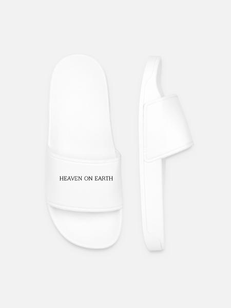 Heaven on earth - Men’s Pool Sliders - white