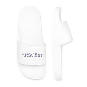 Yes, but... - Men’s Pool Sliders - white - Front