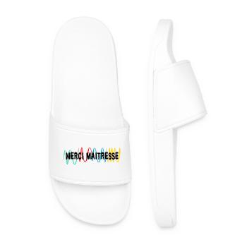 MERCI. MAÎTRESSE. MAÎTRE. MERCI MAÎTRESSE - Claquettes Homme - blanc - Devant