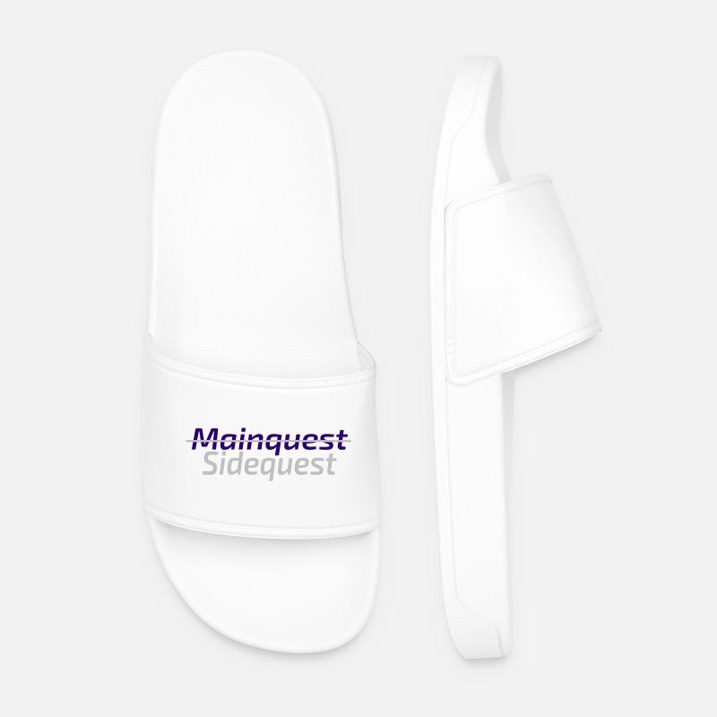 Sidequest Mode on - Männer Badelatschen - Weiß