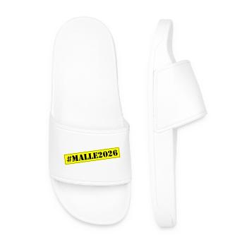 Malle 2026 - Men’s Pool Sliders - white - Front