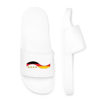 Drapeau Allemand - Allemagne - Claquettes Homme - blanc - Devant
