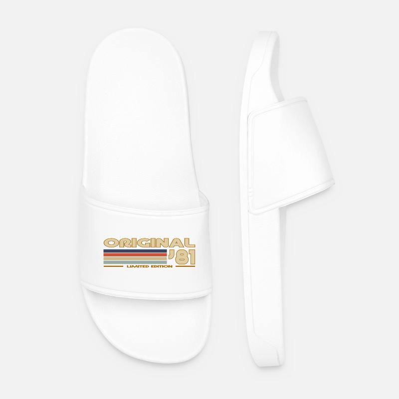 1981 - Männer Badelatschen - Weiß
