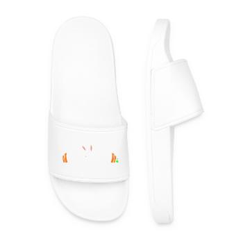 Bunny Carrots Dumbbell Weights - Men’s Pool Sliders - white - Front