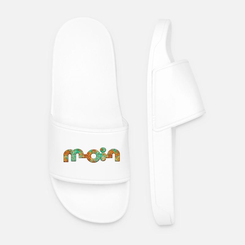 Hello - Men’s Pool Sliders - white