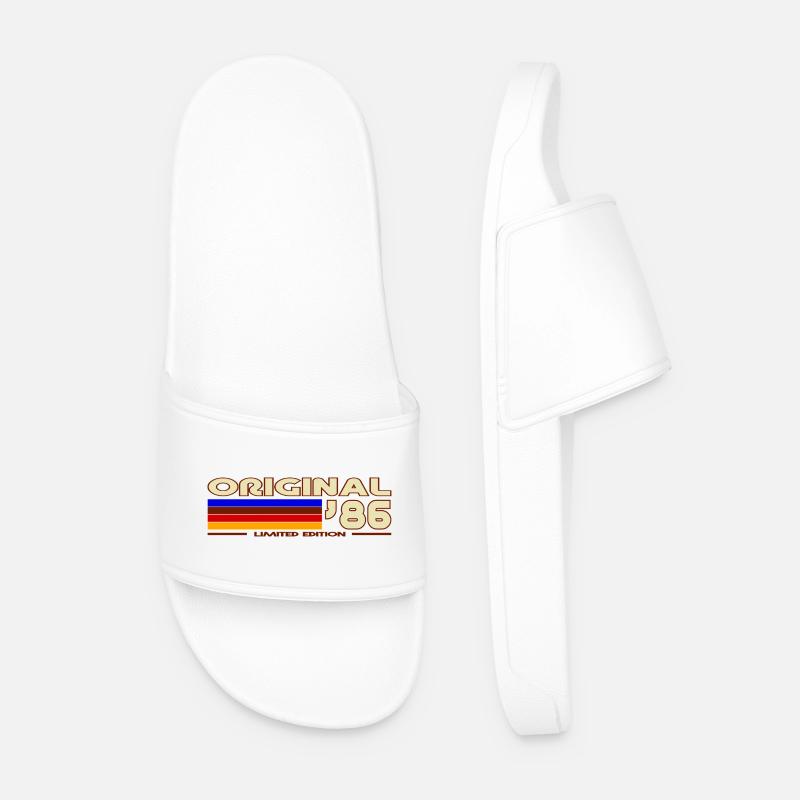 Original86 Retro Stripes - Men’s Pool Sliders - white