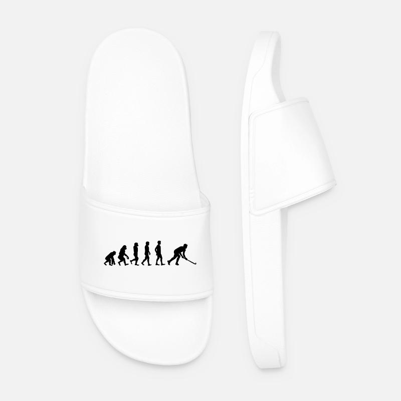 Floorball evolution - Men’s Pool Sliders - white