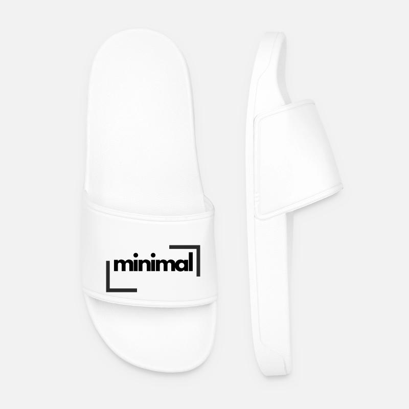 Minimal - Männer Badelatschen - Weiß