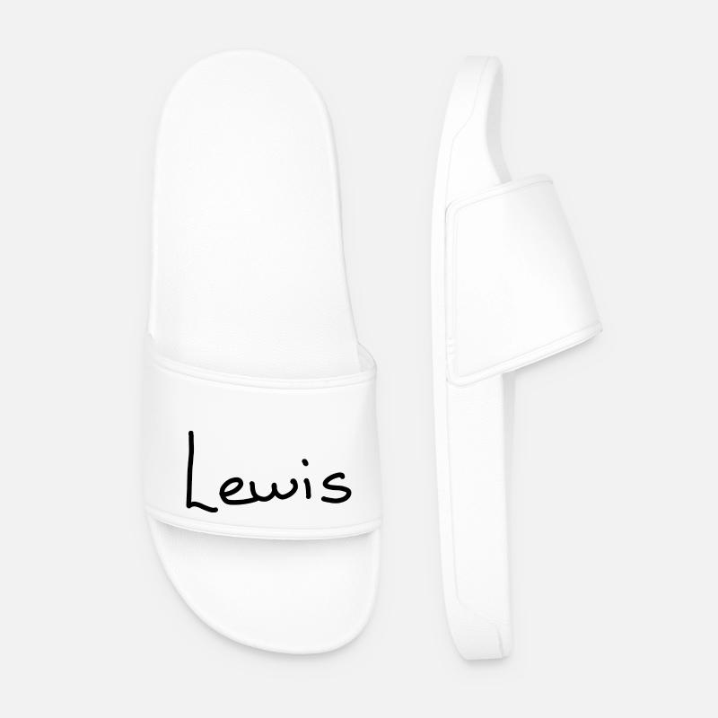 Lewis - Männer Badelatschen - Weiß