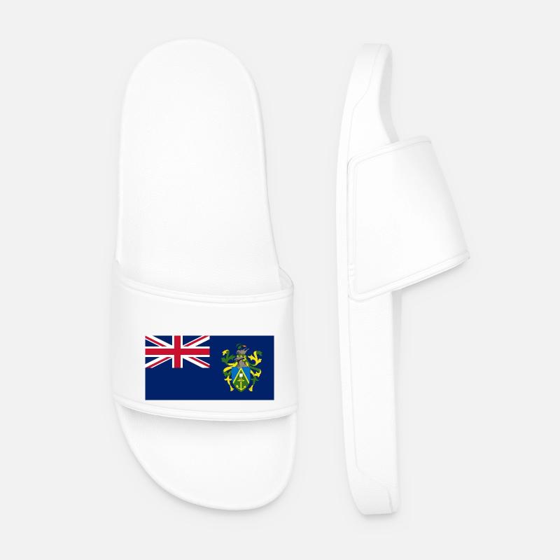 Pitcairn Islands - Men’s Pool Sliders - white