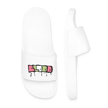 Graffiti style Splash hip hop colors painter color - Men’s Pool Sliders - white - Front