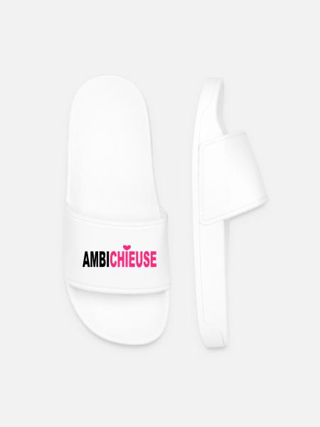 Ambichieuse - Claquettes Homme - blanc