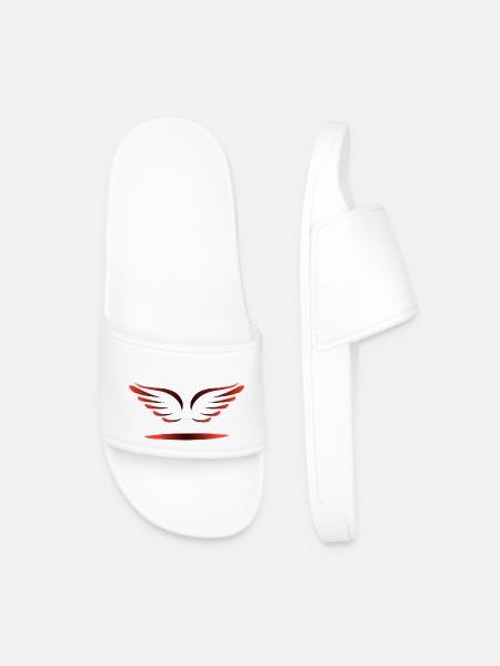 ANGEL WINGS - Men’s Pool Sliders - white