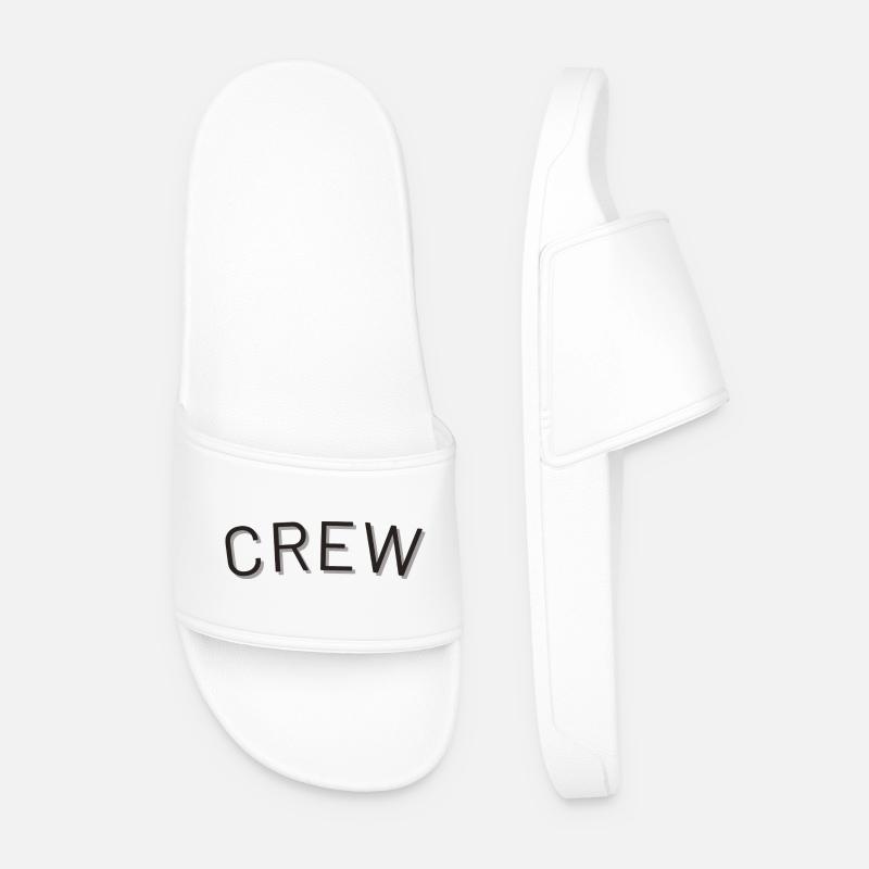 Crew - Männer Badelatschen - Weiß
