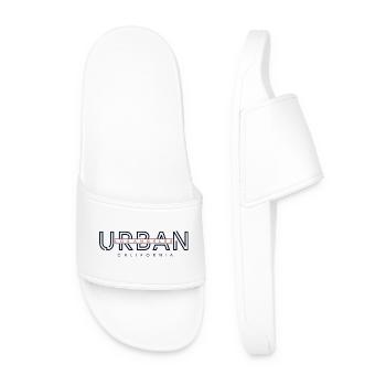 Ville urbaine, Californie - Claquettes Homme - blanc - Devant